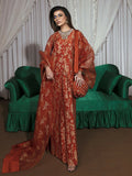 Hussain Rehar Basic Not Basic 3 Raw Silk Embellished Stitched 2-Piece Suit-Flamme