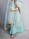 Qalamkar Chikankari Eid Edit'26 Lawn Embroidered Unstitched 3-Piece Suit-CM-05 Nayra