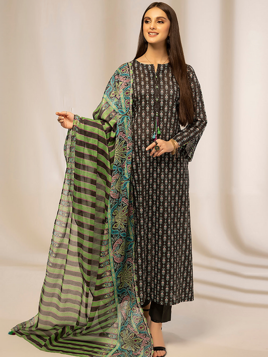 Nishat Lawn Printed Unstitched 3-Piece Suit-42201755-R