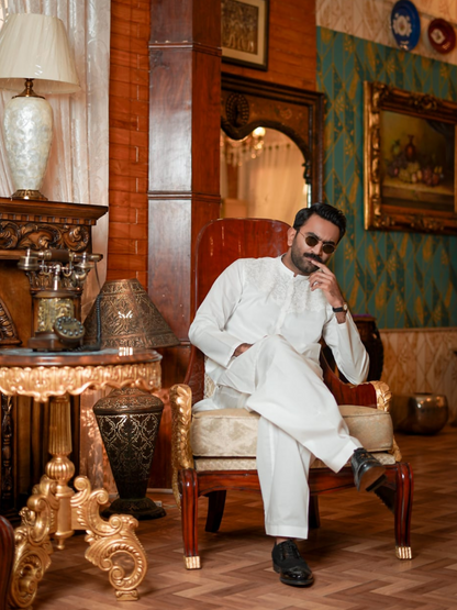 Fabrich Virsa Cotton Embroidered Unstitched Shalwar Kameez-FAB-8660