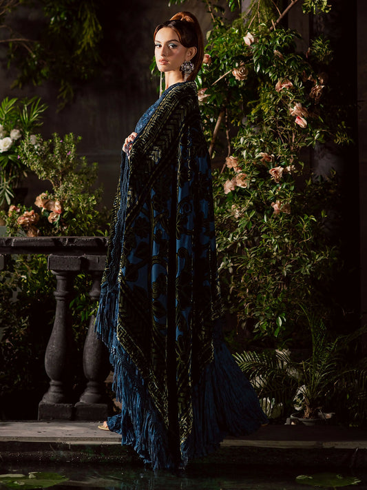 Mahnur Amelia Kotrai Embroidered Unstitched 3-Piece Suit-CK-008