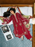 Jugnu by Hussain Rehar The Reserved View SS/Edit I Cotton Embroidered Unstitched 3-Piece Suit-Diryaz