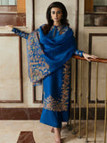 Hussain Rehar Basic Not Basic V Raw Silk Embellished Stitched 3-Piece Suit-Serene