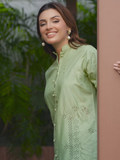 Panache Apparel Solid Story Cotton Lawn Embroidered Co-Ord Set-Noa