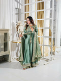 Farooq Hameed Studio Pariza Lux Festive'25 Pure Glass Silk Embroidered Stitched 3-Piece Suit-Mahrosh
