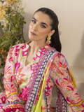 Naqsh Summer Glow 2 Luxury Lawn Digital Printed Unstitched 3-Piece Suit-Oyster Pink-00126