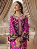 Naqsh Dune And Bloom Lawn Printed Unstitched 2-Piece Suit-Raspberry Pink-00134