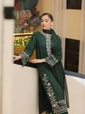 Tehzeeb Libas Linen Embroidered Stitched 2-Piece Suit-Adaab