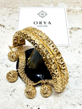 Orya Jewellery Gold Dangling Charm Bracelet Bangle