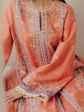 Afrozeh Day Break'26 Lawn Embroidered Unstitched 3-Piece Suit-Skyhush