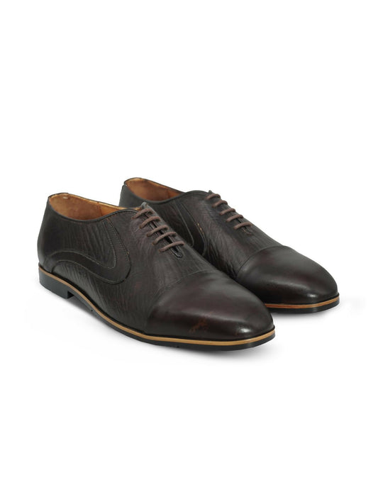 Dark Brown Royale Leather Men’s Formal Shoes