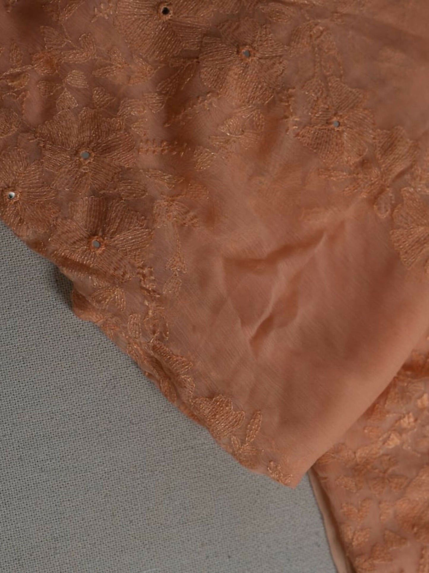 AB Hand Embroideries Chiffon Embroidered Unstitched 2-Piece Suit