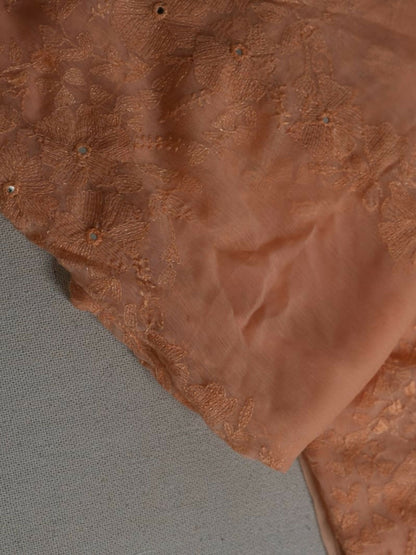 AB Hand Embroideries Chiffon Embroidered Unstitched 2-Piece Suit