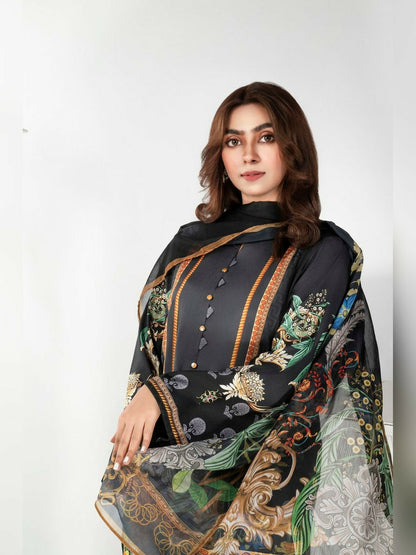 Imran Aftab Aura Summer Lawn Printed Unstitched 3-Piece Suit-IALC 01