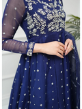 Allure By IH Lehr Chiffon Embroidered Lehenga-Sundae