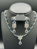 H&A Jewellery One Carat Silver Rhodium Plated Jewellery Set