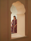 Binilyas Mashriq Luxury Lawn'26 Embroidered Unstitched 3-Piece Suit-D-118-A