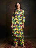 Bin Shaukat Lawn Printed Unstitched 2-Piece Suit-C-46