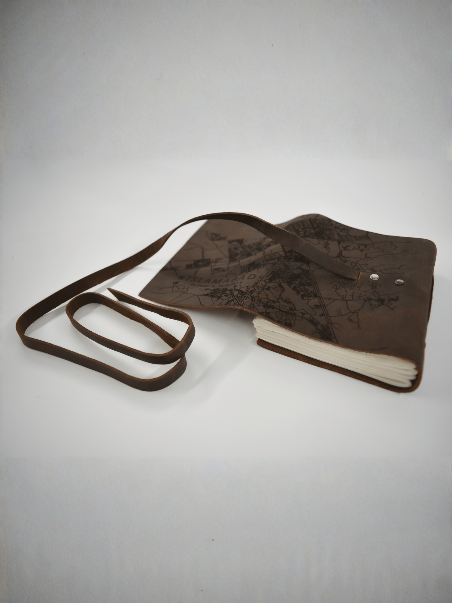 MappedPK Islamabad Mapped Leather Journal