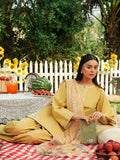 Mannat Clothing Summer-Sky Lawn Embroidered Stitched Suit-Lemon Gleam