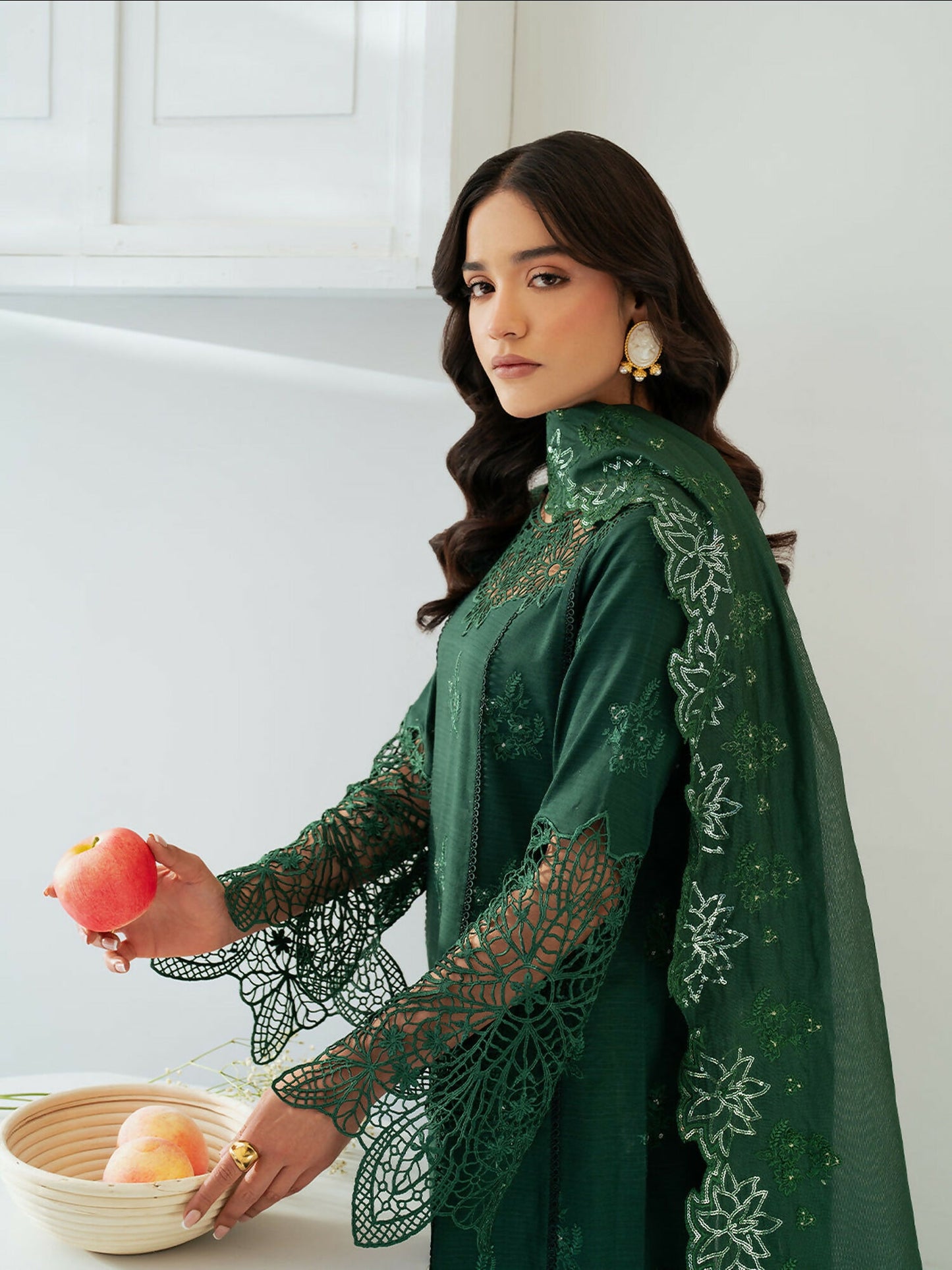 Mahnur Sera Pret'26 Lawn Embroidered Stitched 3-Piece Suit-SP-02
