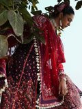Hussain Rehar Luxury Lawn'26 Eid Edit Embroidered Unstitched 3-Piece Suit-Nihdi