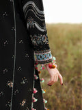 Hussain Rehar Khaddar'25 Embroidered Unstitched 3-Piece Suit-Malika