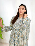MAK Fashion Lawn Embroidered Stitched 3-Piece Suit-Citrine
