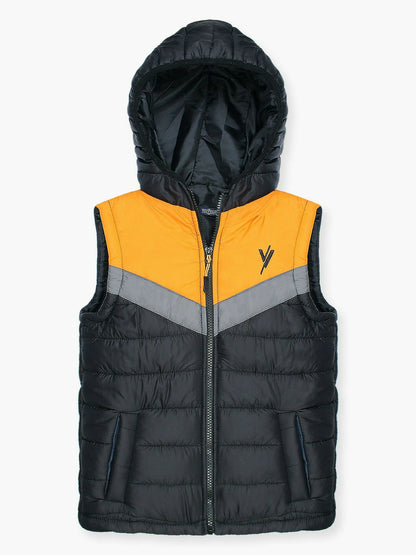 Velvour Sleeveless Hooded Puffer Jacket-VJ29-A