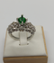 H&A Jewellery One Carat Silver Rhodium Plated Ring