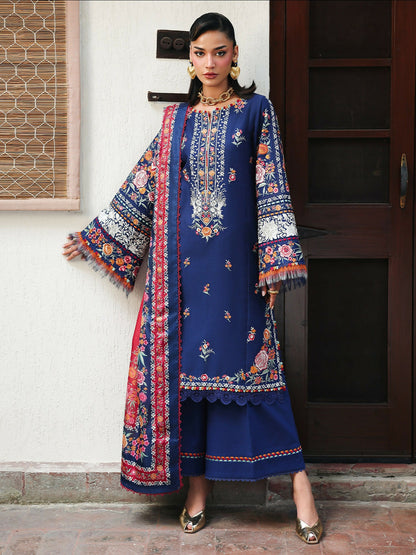Binilyas Lumina Summer Lawn Embroidered Unstitched 3-Piece Suit-L73-A