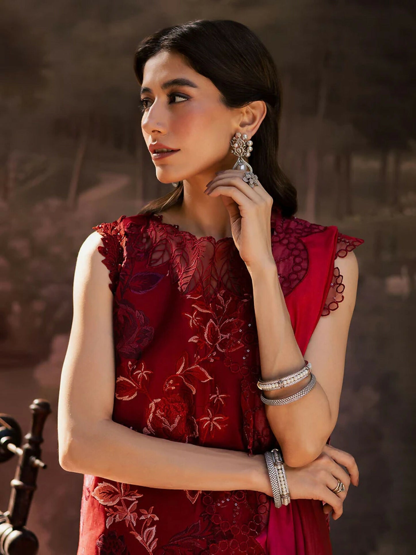 Parishay Enchanted Tales Lawn Embroidered Unstitched 3-Piece Suit-ET- 04