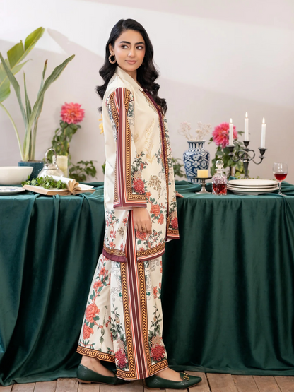 Panache Apparel Crepe Printed Co-Ord Set-Aurora