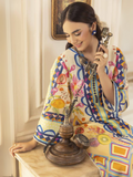 Naqsh Dune And Bloom Lawn Printed Unstitched 2-Piece Suit-Vanilla-00140