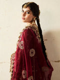 Hussain Rehar Organza Embroidered Unstitched 3-Piece Suit-Aabni