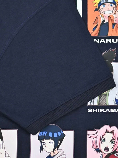 Jupiter Naruto Graphic Tee For Men-14593