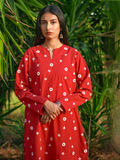 Kachy Dhaagy Cotton Embroidered Stitched 2-Piece Suit-Ayra