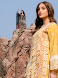 Mahnur Sirene Luxury Lawn Embroidered Unstitched 3-Piece Suit-Dahlia