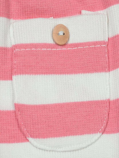 Funky's Horizontal Stripe Front Pocket Trouser-11357