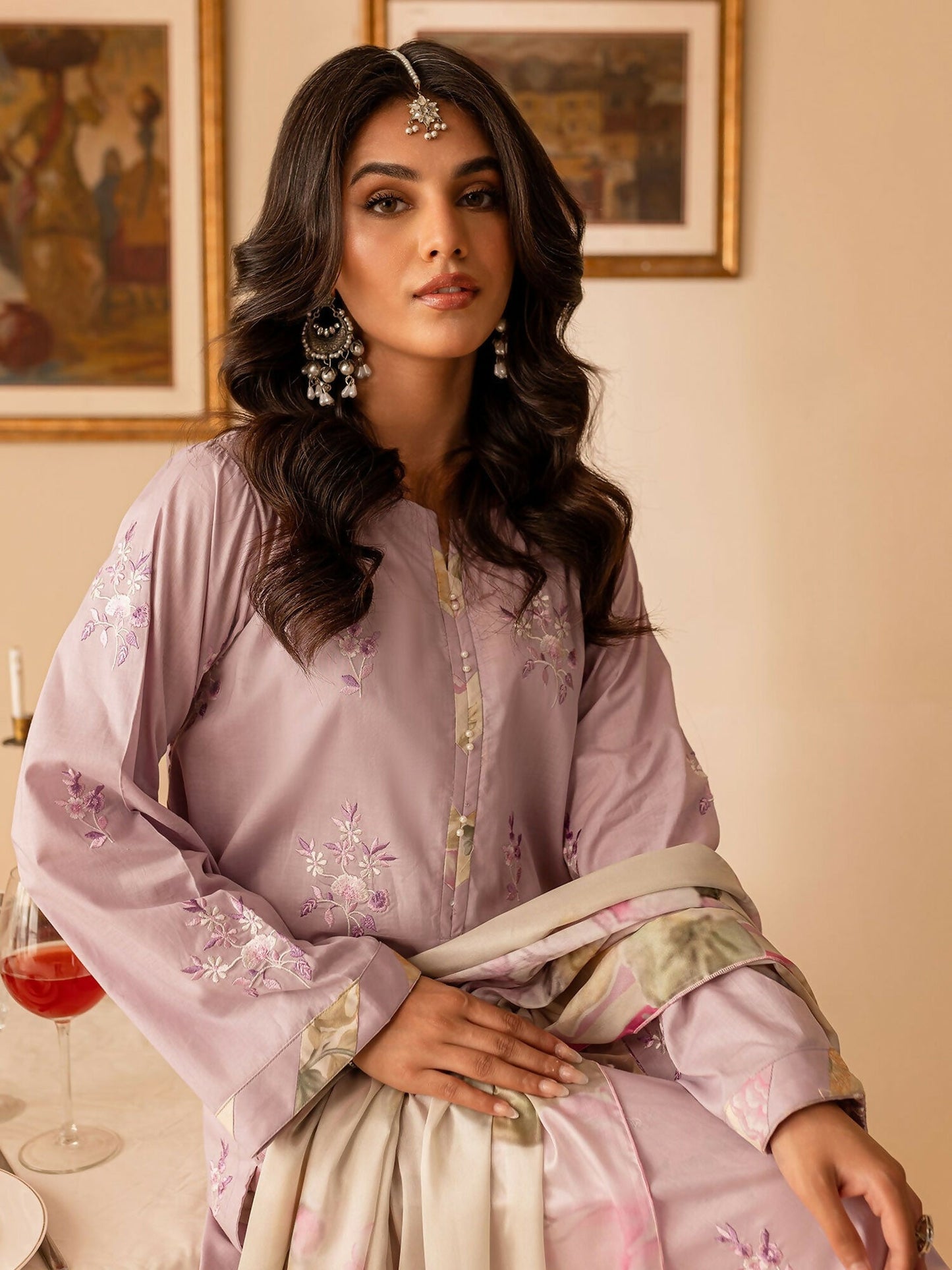 Mannat Clothing Lawn Printed Stitched Suit-Amrya