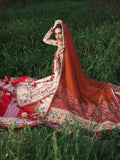 Hussain Rehar Karandi'25 Embroidered Unstitched 3-Piece Suit-Riva