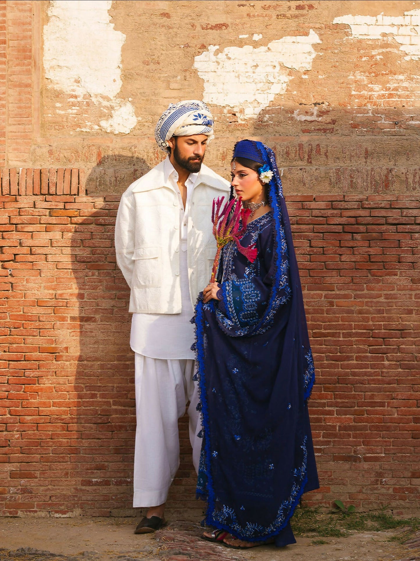 Mahnur Gul Luxury Lawn'26 Embroidered Stitched 3-Piece Suit-G-003