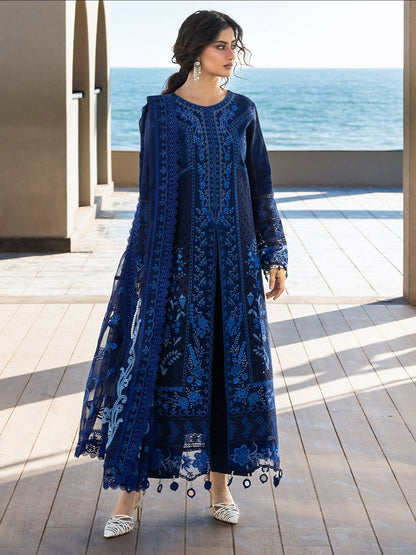 Mahnur Sirene Luxury Lawn'26 Embroidered Unstitched 3-Piece Suit-S-15