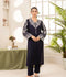 Stylish Collection Aaraish Linen Embroidered Stitched 2-Piece Suit- Blue Garnet