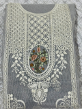Fehm Cotton Net Embroidered Unstitched 2-Piece Suit