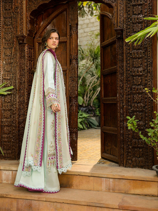 Mahnur Shanaya Vol 2 Lawn Embroidered Unstitched 3-Piece Suit-SH-12
