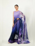 Imran Aftab Chiffon Printed Unstitched Saree-IASC-17