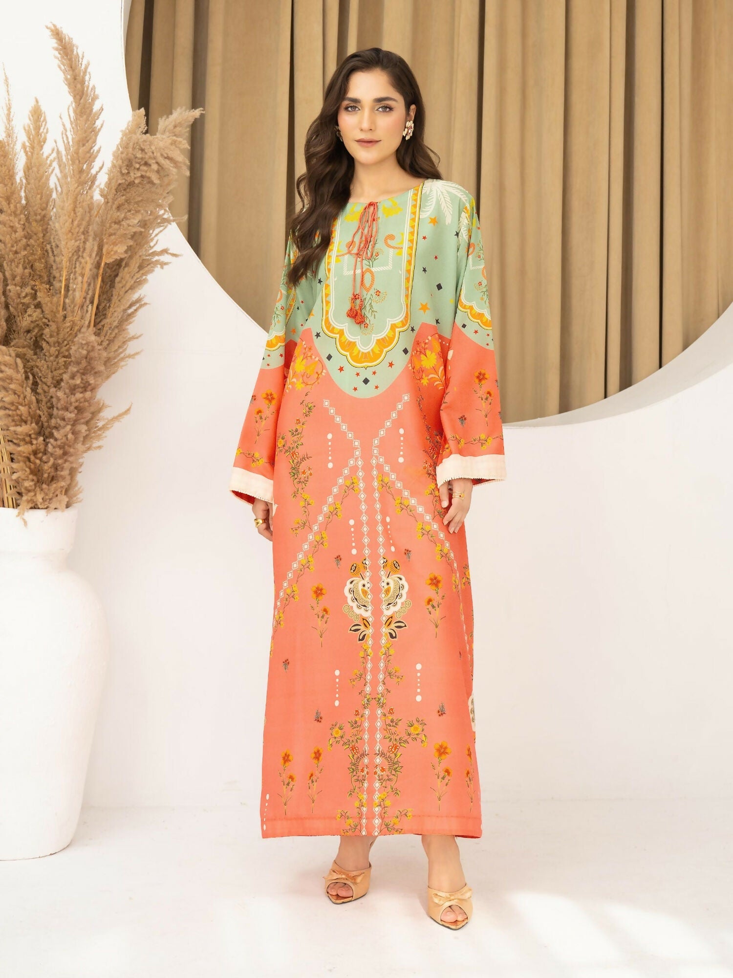 Panache Apparel Florise Lawn Printed Shirt-Xenya
