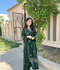 Tehzeeb Libas Linen Embroidered Stitched 3-Piece Suit-GRACE