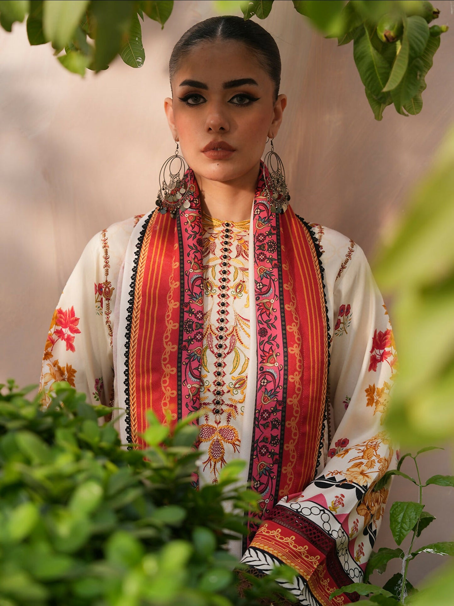 Binilyas Kotrai Embroidered Unstitched 3-Piece Suit-794-A